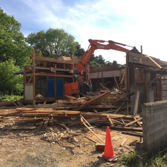 【建替えの伴う解体工事】京丹後市峰山町。