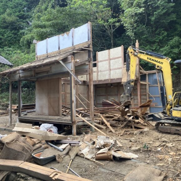 【住宅の解体】京丹後市久美浜町。