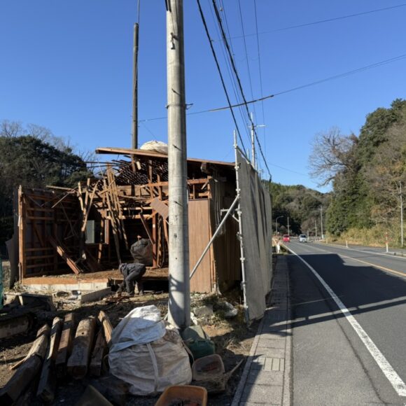【事務所建物の解体】京丹後市網野町。