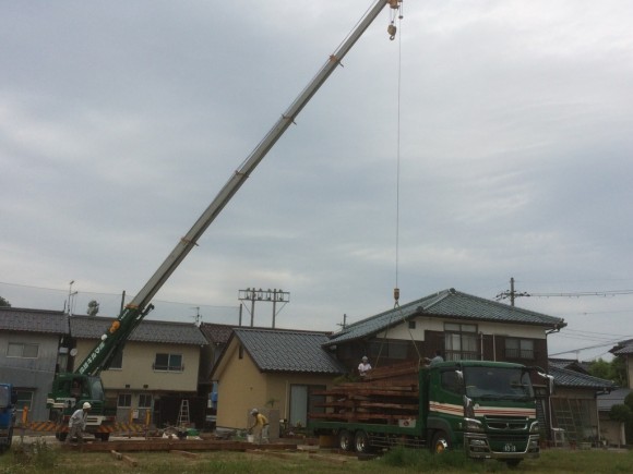 【倉庫移築工事】豊岡市〜京丹後市久美浜町。