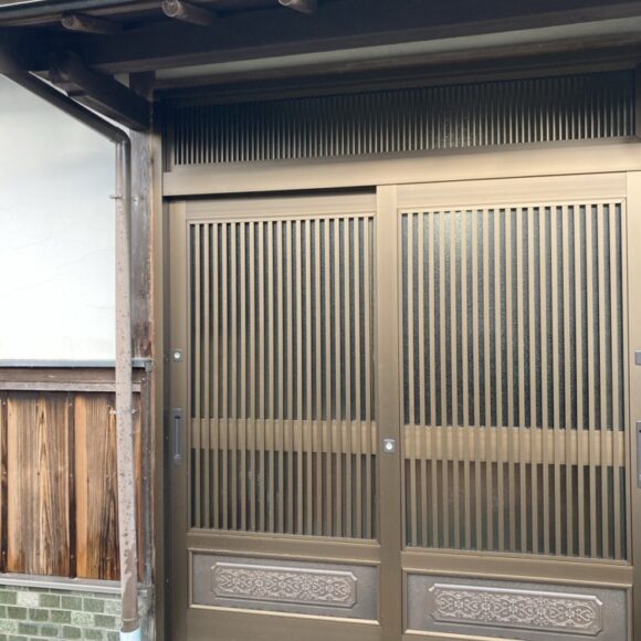 【玄関戸リフォーム】京丹後市